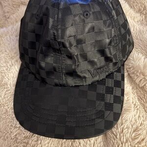 Vans Men's Black Checkered Hat
